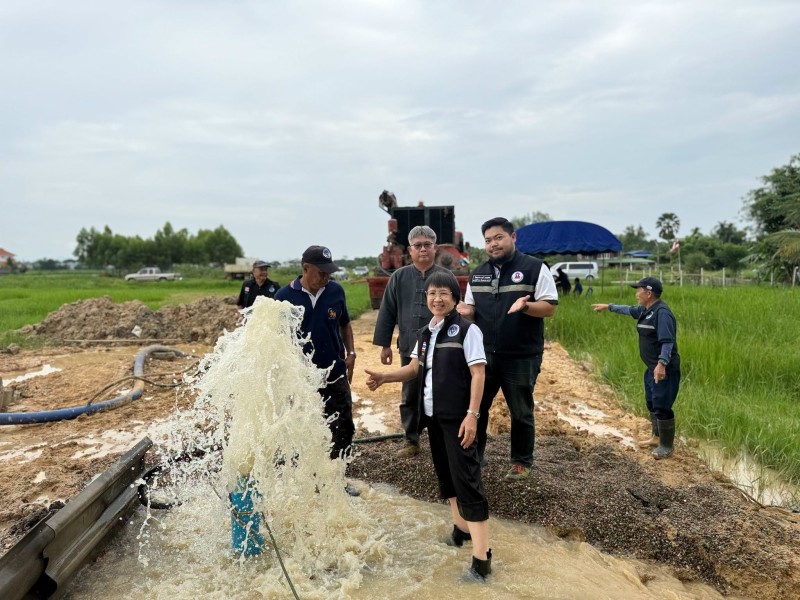 ลงพื้นที่ติดตามความคืบหน้า โครงการขุดเจาะน้ำบาดาล ม.6 บ้านแม่กวง