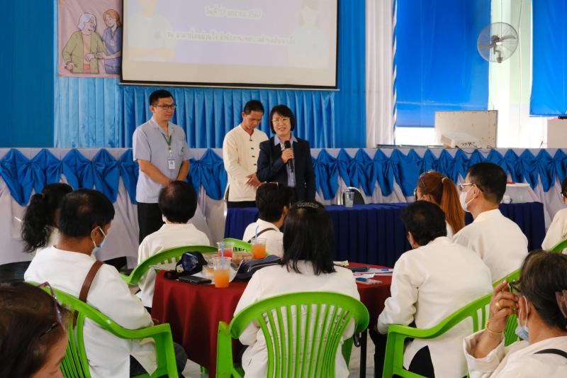 เทศบาลเทศบาลตำบลสันนาเม็ง จัดการประชุมประจำเดือนมกราคม 2567 ของชมรมอาสาสมัครสาธารณสุขตำบลสันนาเม็ง (อสม.) 