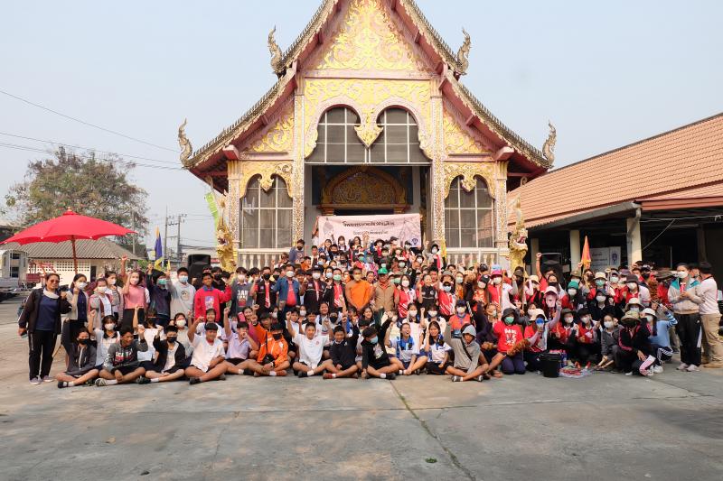 กองการศึกษา จัดกิจกรรมตามโครงการบวรประสานมิตรจิตอาสาพัฒนาวัด