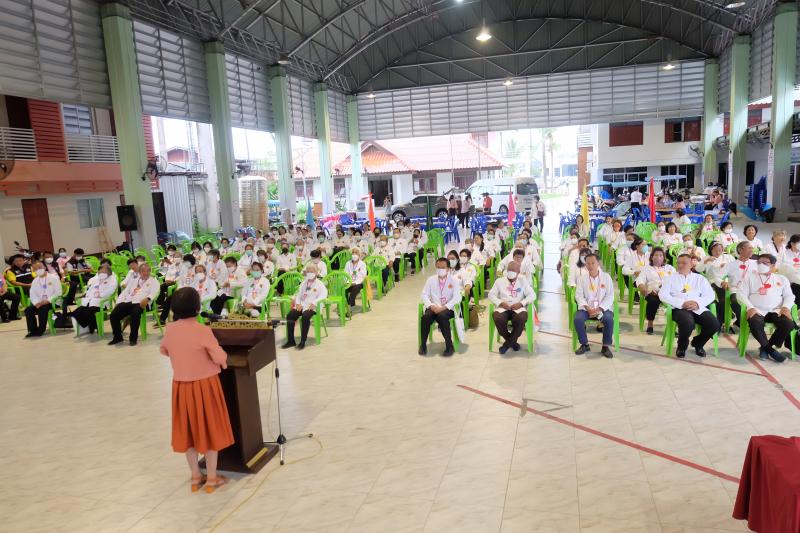 เทศบาลตำบลสันนาเม็ง จัดกิจกรรมตามโครงการรวมพลังปัจฉิมวัยรวมใจสร้างสุข (โรงเรียนผู้สูงอายุ) ครั้งที่ 15 ประจำปีพุทธศักราช 2566 