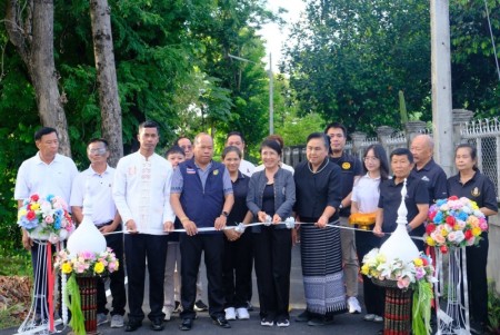 เทศบาลตำบลสันนาเม็ง เปิดใช้ถนนสายบ้านแม่กวง หมู่ 6 ยกระดับการเดินทาง สู่คุณภาพชีวิตที่ดีขึ้นของประชาชน