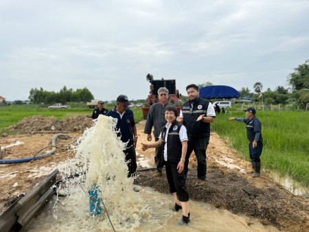 ลงพื้นที่ติดตามความคืบหน้า โครงการขุดเจาะน้ำบาดาล ม.6 บ้านแม่กวง