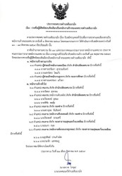 รายชื่อผู้มีสิทธิสอบคัดเลือกเป็นพนักงานจ้างของเทศบาลตำบลสันนาเม็ง